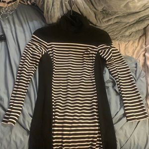 Striped body con dress